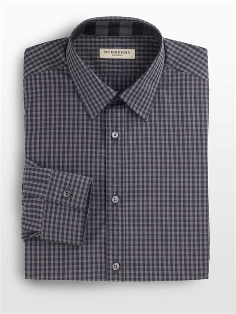 Burberry London Treyforth Exploded Check Dress Shirt Men